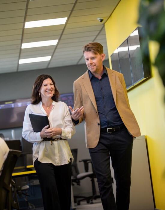 Lemon Contact Centre co-founders Martin Anderson & Lesley Wratten