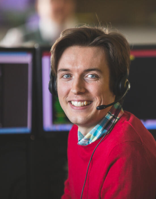 Lemon Contact Centre call centre operator smiling at camera